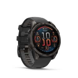 Fenix 8 - 47 mm Solar Sapphire, Titane Carbon Gray DLC