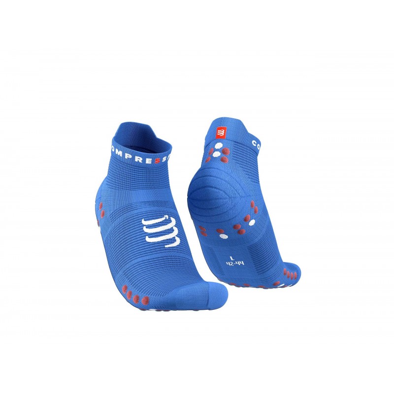 Pro Racing Socks v4.0 Run low (solidate/fluo blue)